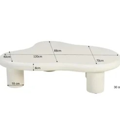 Livingfurn Brix - Salontafel - Brix Feline Sandy - Beige Online