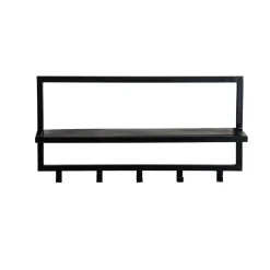 Brix Kapstok Bono zwart 70x15x30 Online