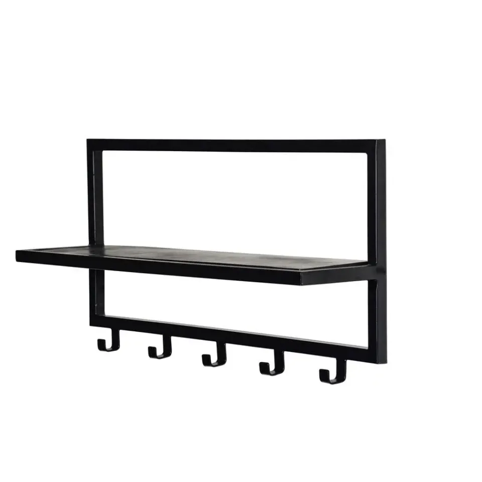 Brix Kapstok Bono zwart 70x15x30 Online