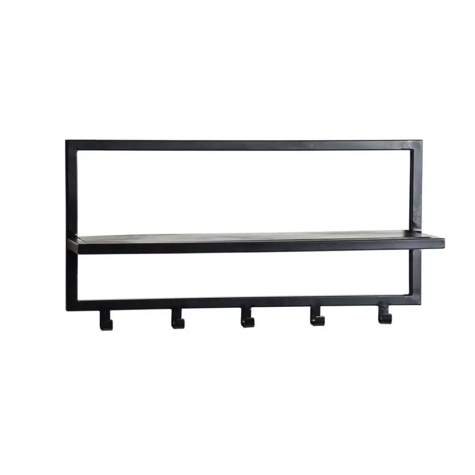 Brix Kapstok Bono zwart 70x15x30 Online