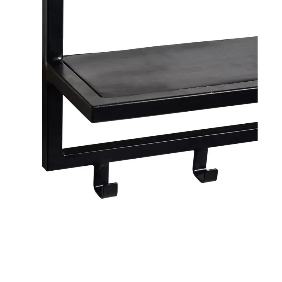 Brix Kapstok Bono zwart 70x15x30 Online