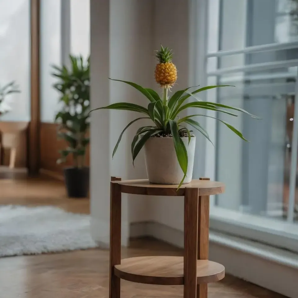 Plant in a Box Bromelia - Ananas comosus 'Mi Amigo' - Hoogte 35-45cm - ⌀12cm Discount