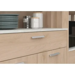 Parisot Buffetkast Galatee met 2 deuren & 1 lade - eikdecor/wit Outlet