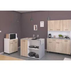 Parisot Buffetkast Maleficent met 6 deuren & 1 lade - eikdecor Best