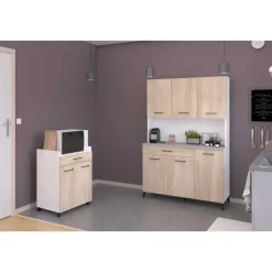 Parisot Buffetkast Maleficent met 6 deuren & 1 lade - eikdecor Best