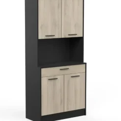 CBA Buffetkast Romanie-Kronberg eik/matzwart Online