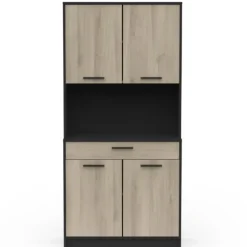 CBA Buffetkast Romanie-Kronberg eik/matzwart Online