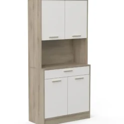 CBA Buffetkast Romanie-Kronberg eik/mat wit New