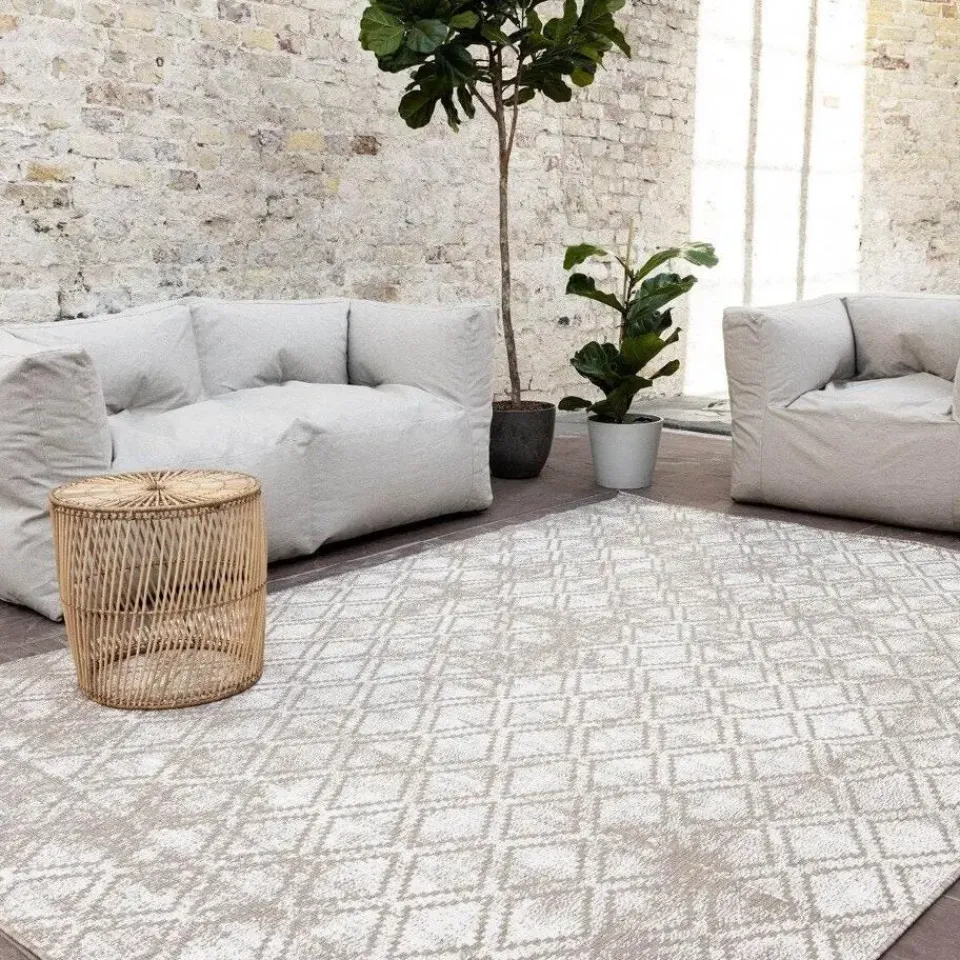 Eva Interior Buiten vloerkleed Frost - Bruin/grijs- dubbelzijdig - - 200 x 20... Discount