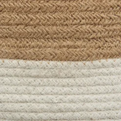 Beliani BULANIK - Mand set van 2 - Beige/Wit - Jute Clearance