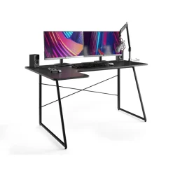 Merkloos Bureau - Game bureau - Hoekbureau - 160 x 100 x 75 - Zwart Hot