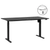 Homeworx Bureau zit/sta elektrisch verstelbaar - zwart/zwart - 75/118x160x80 cm Best
