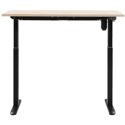 Homeworx Bureau zit/sta elektrisch verstelbaar – eikenkleur/zwart - 75/118x120x70 cm Online