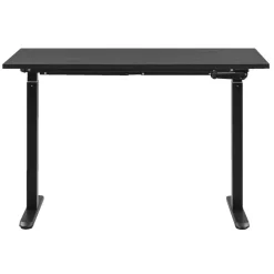 Homeworx Bureau zit/sta handmatig verstelbaar - zwart/zwart - 75/118x120x70 cm Outlet