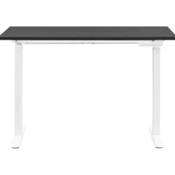 Homeworx Bureau zit/sta handmatig verstelbaar - zwart/wit - 75/118x120x70 cm Discount