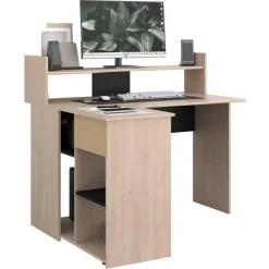 Parisot Bureau Professional 102cm- zwart/eik Hot