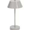 Leen Bakker Bureaulamp Milton greige G9 - 30x15x15 cm Clearance