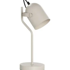 Leen Bakker Bureaulamp Senn - beige metaal - 39xØ17,5 cm Discount