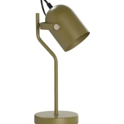 Leen Bakker Bureaulamp Senn - groen metaal - 39xØ17,5 cm Online