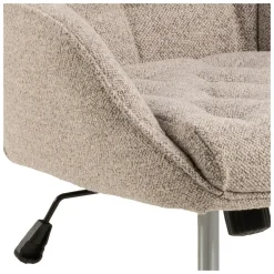 Giga Living Bureaustoel Beige Stof - Zithoogte 57cm - Alleri Online