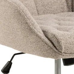 Giga Living Bureaustoel Beige Stof - Zithoogte 57cm - Alleri Online