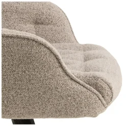 Giga Living Bureaustoel Beige Stof - Zithoogte 57cm - Alleri Online