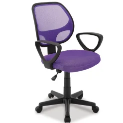 Merkloos Bureaustoel Buritos - Solide, Verstelbaar en Ergonomisch - Lila Outlet