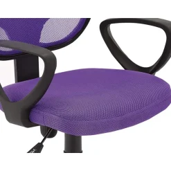 Merkloos Bureaustoel Buritos - Solide, Verstelbaar en Ergonomisch - Lila Outlet