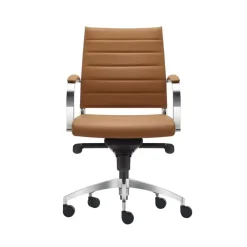 Sedero Bureaustoel Cádiz Cognac - 100% leder Clearance