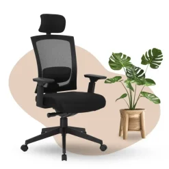 Sedero Bureaustoel Joy comfort - Voldoet aan NEN-EN 1335 norm - Zwarte stervoet Outlet