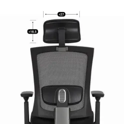 Sedero Bureaustoel Joy comfort - Voldoet aan NEN-EN 1335 norm - Zwarte stervoet Outlet