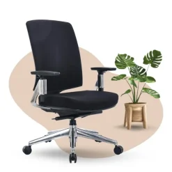 Sedero Bureaustoel Montana - Zwart - Voldoet aan NEN-EN 1335 norm Hot