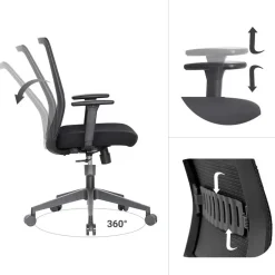 IVOL Bureaustoel Napoli Hot