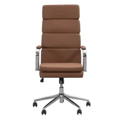 Leen Bakker Bureaustoel Nikki - PU - cognackleur Outlet