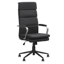 Leen Bakker Bureaustoel Nikki - PU - zwart Online