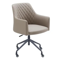 Sedero Bureaustoel Vitoria - Taupe - PU-leer New