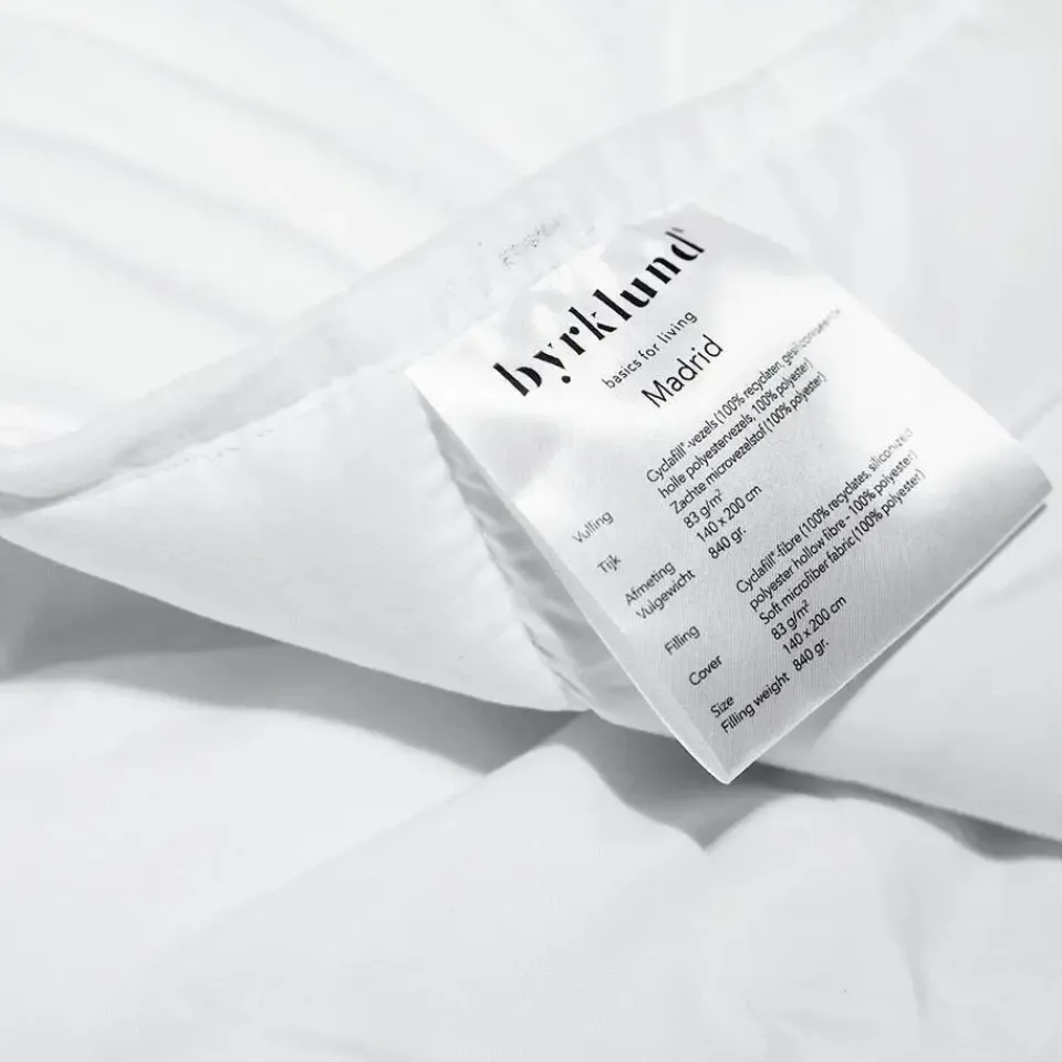 Byrklund - Dekbed All Season Madrid - 240x220 cm - Anti Allergisch Online