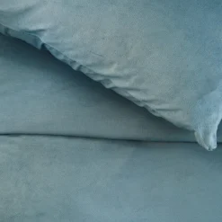Byrklund - Dekbedovertrek Go Velvet - 240x220 cm - Petrol Sale