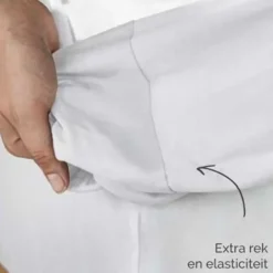 Byrklund - Hoeslaken Jersey - 180x200 cm - Wit Outlet