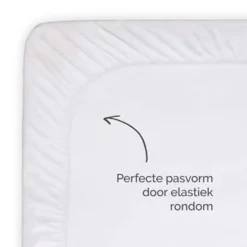 Byrklund - Hoeslaken Katoen - 140x200 cm - Wit Online