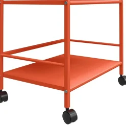 Novogratz Cache - Metalen rolwagen oranje New