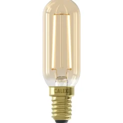 Calex LED buislamp - T25 - goudkleur - E14 - 3,5W - 250LM Discount
