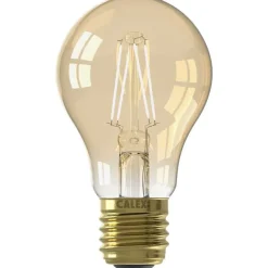 Calex LED standaardlamp - goudkleur - E27 - 4,5W - 470LM - dimbaar Online