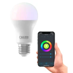 Calex Smart LED-standaardlamp RGB - wit - 8,5W Best