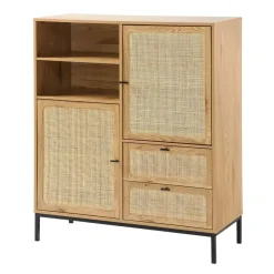 Calicosy - Buffetkast JAYA - Licht hout - 120x100x40 cm Clearance