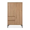 Calicosy - Buffetkast PLOCK - Licht hout - 139x81x40 cm Sale