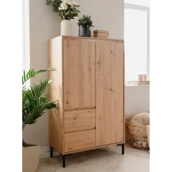 Calicosy - Buffetkast PLOCK - Licht hout - 139x81x40 cm Sale