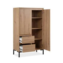 Calicosy - Buffetkast PLOCK - Licht hout - 139x81x40 cm Sale