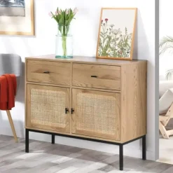 Calicosy - Dressoir JAYA - Licht hout - 79x90x39 cm Best