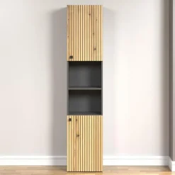 Calicosy - Geribbelde badkamerkolom PUREBLISS - 15x122x44,5 cm New